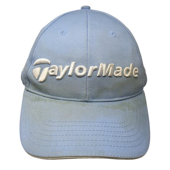 TaylorMade Slideback Hat Blue One Size Embroidered Tmax Gear 6 Panel - Picture 1 of 9